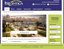 Tablet Screenshot of islantica.com